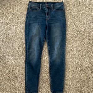 J. Crew 10” high rise skinny women’s jeans